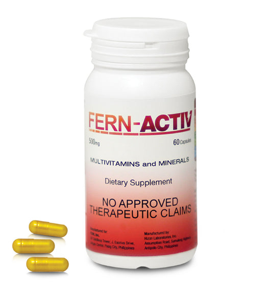 FERN-ACTIV Multivitamins and Minerals (500mg 60 Capsules)