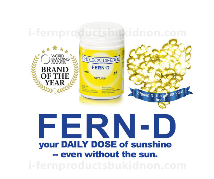 FERN-D (CHOLECALCIFEROL) 60 or 120 Softgel Capsules