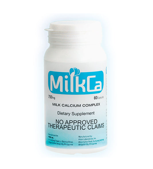 MilkCa 60’s Milk Calcium Complex (750 mg 60 Capsules)